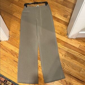 Armani Collezioni Tan Wide Leg High-Waisted